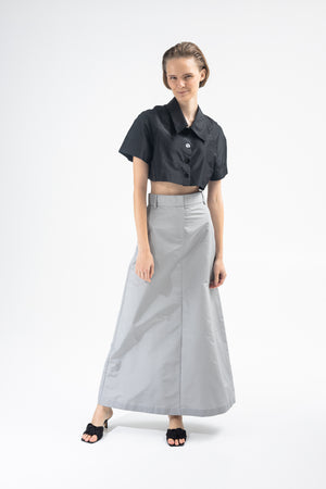 Taffeta silk top