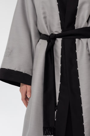 Wool & silk kimono